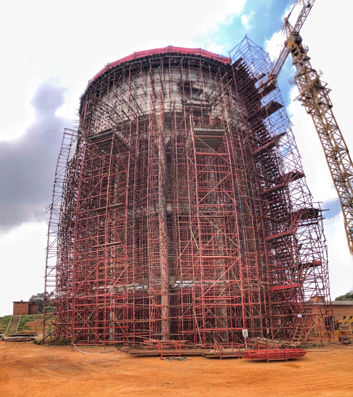 The main challenge of the Crown Gardens project was working high above the ground to complete inspections of the new concrete structure, which is now maintenance-free.