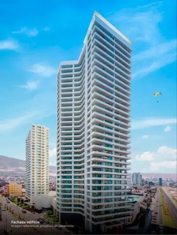 The foundation structures of the two towers of the Paradise Playa Brava, with 500 luxury units, are protected from the marine environment by PENETRON ADMIX.