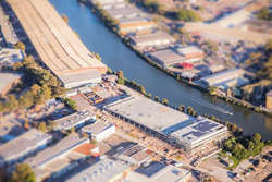 Bird’s-eye view of new Waverley Council Depot east of Sydney, Australia