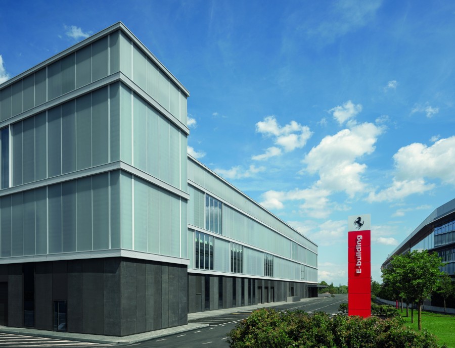 The new E-Building in Maranello, Italy