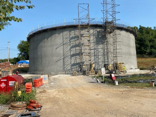 Clarksville Equalization Tank Protected by Penetron